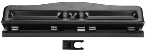 4-Hole Adjustable Paper Punch, Hole Punch A4 Refills with 10 Sheets Capacity for Home School and Home Office