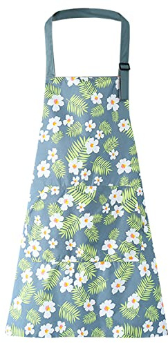 LECTNORE Chef Küchenschürzen, verstellbare Schürze mit Tasche, Kochschürze, wasserdichte Schürze zum Kochen, Kochen, Gärtnern