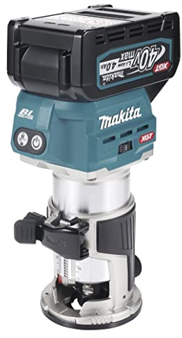 Makita RT001GM205 Akku-Multifunktionsfräse 40V max. / 4,0 Ah, 2 Akkus + Ladegerät im MAKPAC