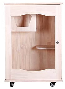 Katzenhaus katzenvilla Katzenkäfig Villa Zuhause Katzenvilla Kreißsaal Katzenklettergerüst Katzenspielzeug Katzenhaus Katzenstreu Katzenhütte (Size : 02)