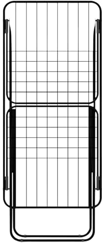TIENDA EURASIA Tendedero de Ropa Plegable | Estructura Metálica Ligera | Color Antracita | Capacidad para 20 Metros | Medida Abierto 180 x 55 x 89 cm