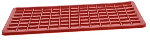 KONTONTY Hitzebeständiges Rotes Silikon Iron Rest Pad Mit Stabilem Polster Langlebige Bügelmatte Für Dampfbügeleisen Und Bügeltisch Praktisches Bügeleisen-zubehör Für Sichere Ablage