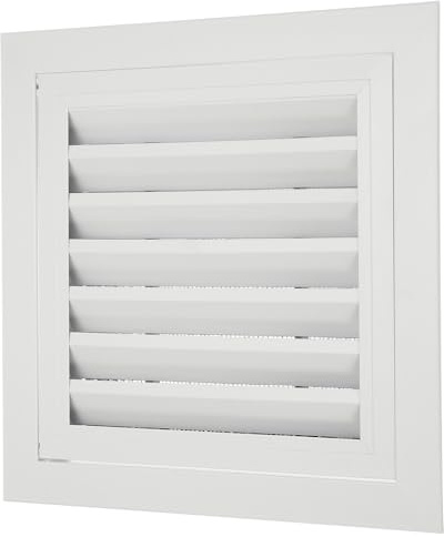 PATIKIL Rejilla De Retorno De Aluminio De 12 X 12 Para Pared Blanco | Cubierta De Ventilación De Aire De Retorno Con Barra Lineal Y Filtro De Malla Extraíble, Techo Piso Y Sistema HVAC
