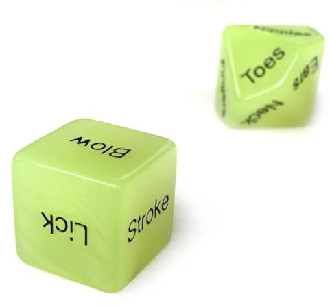 Un paio di dadi divertente data notte dadi coppia gioco natale luna di miele regali accessori dadi sexy