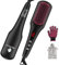 Hair Straightener Brush by MiroPure, 2-in-1 Ionic Straightening Brush with Anti-Scald Feature, Auto Temperature Lock & Auto-Off Function