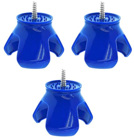 Hoite 3 PCS Golf Ball Retriever Grabber Sucker Tool with Stainless Steel Screws Portable Pick Up Tool for Putter Grip