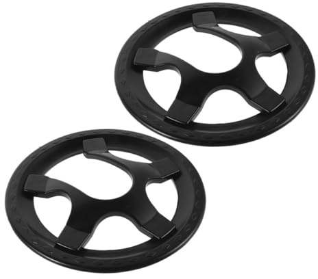 Abaodam 2 Piezas Protector de Cadena para Bicicleta con Diseño de Cinco Ligera de Plástico Resistente para Carretera Montaña y Fixie Fácil Instalación y Protección Duradera