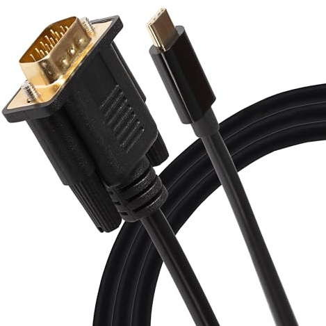 Maplin Cable USB-C a VGA V3.1 Full HD 60Hz compatible con modo Alt de 1,8 m