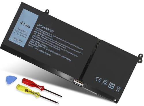 41Wh G91J0 Battery for Dell Latitude 3520 3320 3330 3420 Inspiron 3510 3511 3515 3525 3530 5310 5320 5330 5410 5510 5515 14 7420 16-7620 2-in-1 Series Vostro 5620 5625 11.25V 12 Months Warranty