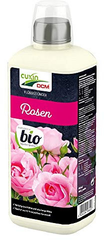 CUXIN DCM Flüssigdünger für Rosen Bio – Organisch-mineralisch – Fördert langanhaltende Blütenpracht – Reich an Spurennährstoffen – Nachhaltige Verpackung – Einfache Anwendung - 800 ml
