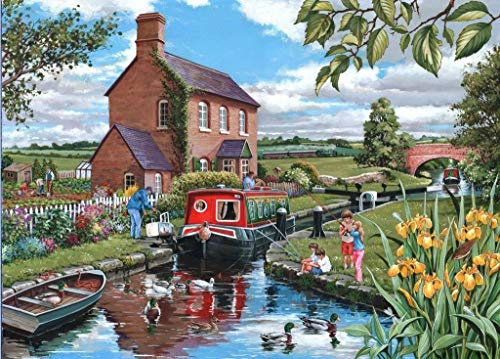 TNND Canal Boat Lock Keeper'S Cottage Retro Repro Rustic Sign Metal Sign 8x12 inches