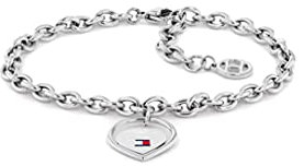 Tommy Hilfiger Jewelry Armband für Damen aus Edelstahl mit einem Herzförmigen Anhänger - 2780553
