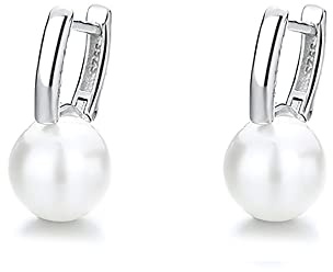 Orecchini a cerchio alla moda, in argento Sterling 925, minimalisti, piccoli orecchini a perno a leva, delicati gioielli per donne e ragazze, orecchie sensibili