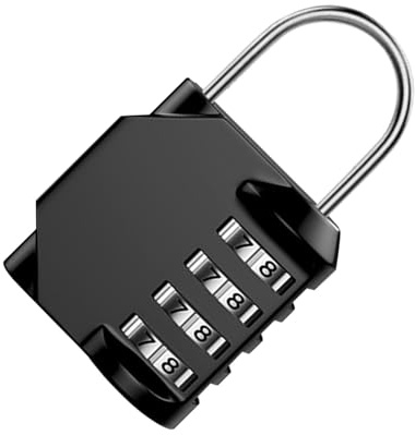 Lucchetto : lucchetto per cancello con serratura combinazione per bagagli, armadietto per lucchetto combinazione | Lucchetto combinazione per zaino ad alta sicurezza con 4 cifre,