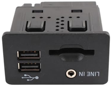 KACCDE Installation facile des interfaces sonores avec lecteur de cartes, mises à niveau essentielles pour les amateurs de musique, port USB de rechange pour voiture