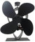 Junterone Ventilatore termico, non elettrico, ventilatore termico per camino, ventilatore di circolazione dell'aria calda, ventilatore termico silenzioso