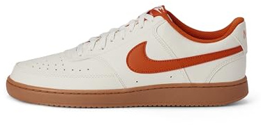 Nike Court Vision Lo Zapatos de Ocio para Hombre Sail/Campfire Orange/Gum Med B 42.5
