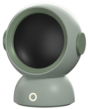 Radiateur électrique portable de bureau 1200 W, ventilateur chauffage à air chaud, mini radiateur,Énergétique(Groen)