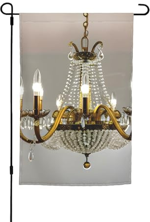 Drapeau de jardin imprimé double face pour salle de bal - Décoration intérieure et extérieure - 30,5 x 45,7 cm