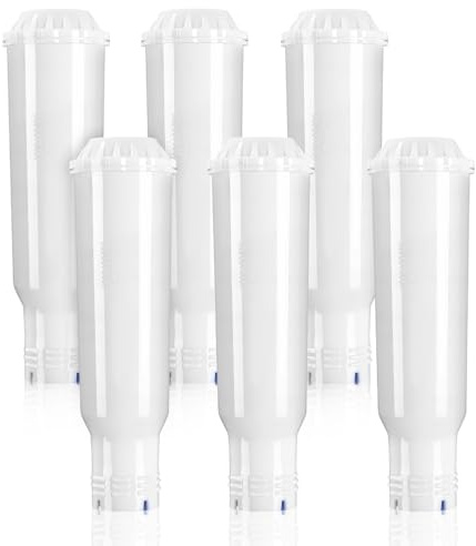 Vattenfilter ersättning för CMF003 kaffemaskiner, 6 stycken vattendroppfilter, ersättning för Krups F088/F08801, Neff/Gaggenau 461732, TZ60003, AFG 9000849514, Nivona NIRF700/390700100