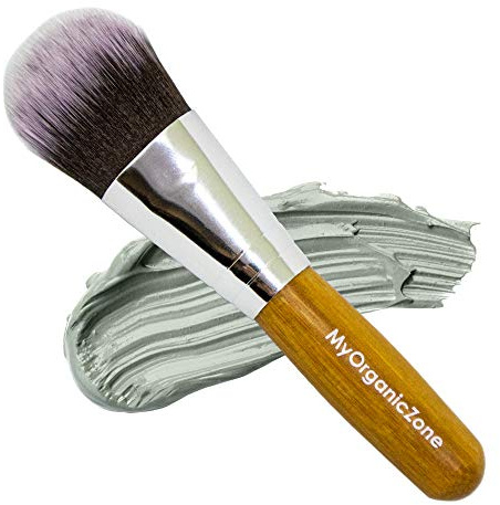 Face Mask Brush - Soft Bamboo Facial Mud Mask Applicator Brush for Applying Facial Mask | Use with Facial Mud Masks, Peel Off Masks, Oils & Makeups (4 inches long)