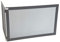 CRUCCOLINI Eckschutz aus Schmiedeeisen für Kamin, Wendbar, 90 x 50 x 50 cm, Modern, Graphitschwarz