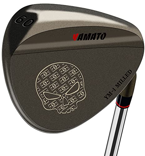 Yamato Golf Wedge Set or Individual Golf Wedges 50/52/54/56/58/60 Golf Gap Wedge Sets Sand Wedge|Lob Wedge Golf Clubs for Men & Women Milled Face for High Spin