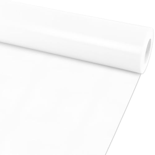 White Bulletin Board Roll Reusable Waterproof Erasable White Bulletin Board Wrinkle Resistant Poster Non-Woven Fabric Background for Halloween Classroom Decor Wrapping Paper DIY Crafts 15.7 x 40ft