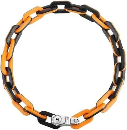 Fahrradschlösser, Fahrradkette/Fahrradschloss, Codes for Fahrrad, Motorrad, Tür, Tor, Zaun(Orange)