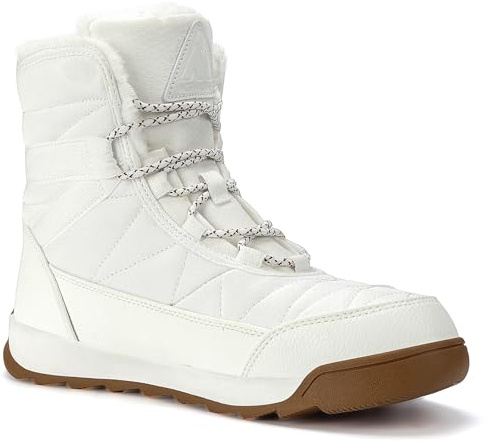 Mishansha Botas de Nieve Mujer Botines Cálido Senderismo Trekking Zapatos de Nieve Antideslizante Minimalistas Invierno Boots Blanco 39 EU
