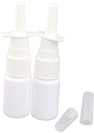 2 pièces vides rechargeables en plastique blanc bouteilles de pulvérisation nasale médicale pompe pulvérisateur conteneur flacon Pot pour Applications de lavage d'eau saline rechargeable Plastic Spra