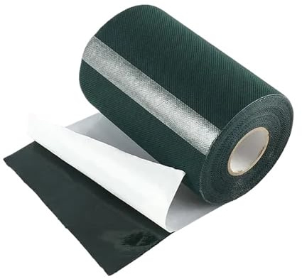 ZYFHYU Bande de Couture pour Gazon Synthétique Ruban de Couture for Gazon Artificiel, sans Colle, for pelouse Jardin, Vert, for Tapis synthétique, Ruban Connexion Fixe(15cmx5m)