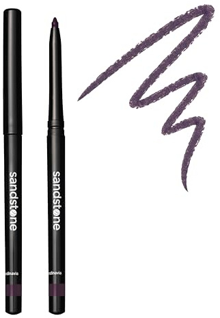 Sandstone Scandinavia allergivänlig vattenfast eyeliner (Aubergine) | Matt, kladdsäker och för känsliga ögon