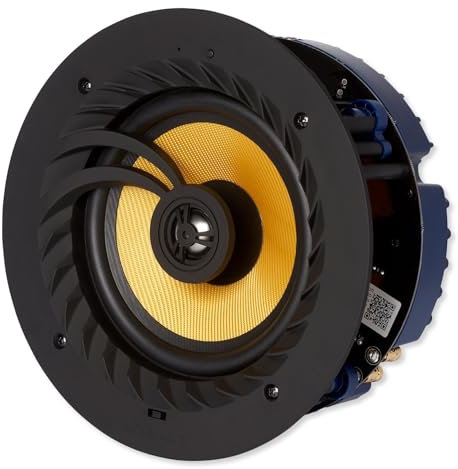 LITHEAUDIO All-In-One 6.5 Bluetooth Ceiling Speaker (Master - 03200), 50W RMS Class D Amplifier, Voice Control, Perfect for Kitchens, Living Rooms & Bedrooms
