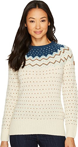 Fjallraven Women's Övik Knit Sweater Sweatshirt, Green, S UK