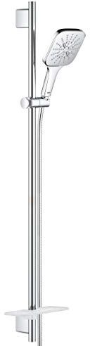 GROHE Rainshower 130 SmartActive Cube | Brausestangenset 3 Strahlarten | chrom | 26586000