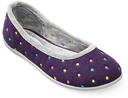 Padders Ballerina Wide fit damminnesskum tofflor