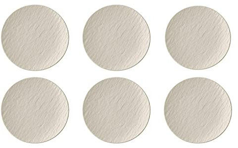 Villeroy & Boch Manufacture Rock Blanc 6er Set Brotteller weiß Ø15.5cm Porzellan