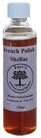 Parr's French Polish - Water Based - Voc free - 100% natural - 250ml - clear finiah