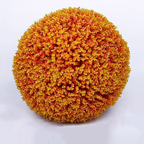 V3VOGUE Künstliche Pflanzenkugel,lebensechte Pflanzen,runde Dekopflanze,einfache Wartung,Buchsbaumkugel Kunstbaum,Für Gänge, Zimmer, Balkone, Cafés,Buchsbaum Kugel 1 Stück (Size : 40cm(15.7in))