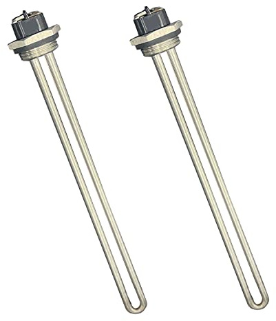 2 Pack 265-48642-00 Water Heating Element Fit for Bradford White Water Heaters, Replace 415-48642-00 4154864200 Heating Element Heater Parts, Screw-in Type，208V 3500W 240V 4500W
