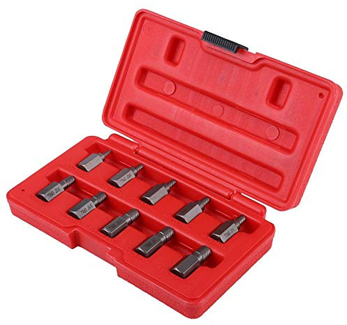 Ausdreher, 10 Stück 3,2 Bis 10,3 Mm Schraubenausdreher-Set Zum Entfernen von Rostbeschädigten Bolzen, Beschädigter Schraubenausdreher
