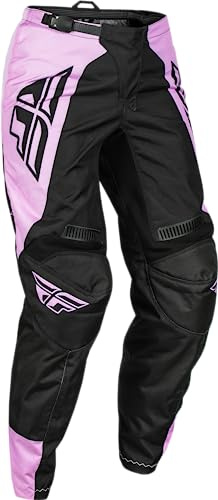 Fly Racing Women's F-16 Adult Motocross & Mountain Bike Pants - Protective Pants for Dirt Bike, MTB, BMX, and Motorcycle Riding Black/Lavender