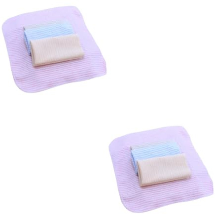 VICASKY 8stücke Lätzchen Aus Baumwolle Farbenfrohe Und Strapazierfähige Spucktücher Für Neugeborene Zum Füttern Und Baden Ohne Verblassen Für Gesunde Entwicklung