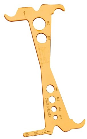1/2 PCS Chain Wear Indicator Checker Bicycle Chain Repair Tool Measuring Ruler Cycling Chain Gauge Measuring Ruler