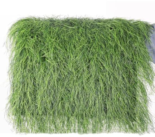 Decoración de techo de paja artificial para exteriores, camino de mesa, cabaña, patio, playa, fiesta, granja, heno, decoración de techo, aspecto natural y diseño duradero para eventos y decoración al