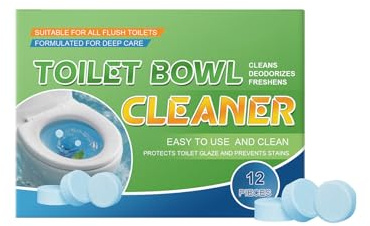Tablettes Nettoyage Des WC,Tablettes De Nettoyage Cuvette Toilette,Pastilles De Nettoyages Pour Réservoir De Chasse D'Eau,Tablette De Nettoyages Pour Réservoir De Chasse,Bloc De Nettoyag De Toilett