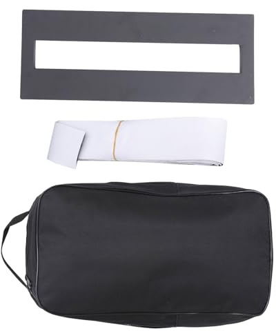 Hemobllo Pedalboard für E gitarre Satz aus Aluminiumlegierung und Oxford Stoff mit Stabilem Design und Full Wrap Angle für Gitarrenzubehör und Effektpedal Board