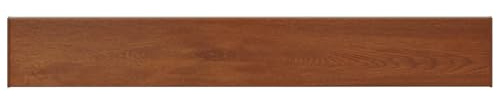 davanzale in PVC marrone, 120 x 20 x 4,5 cm | Resistente all'umidità, superficie liscia, facile da pulire, per interni ed esterni