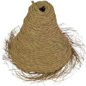 Jardin202 - Lámpara Esparto diseño Malasia – Lampara de Techo Artesanal con Flecos | Pequeña